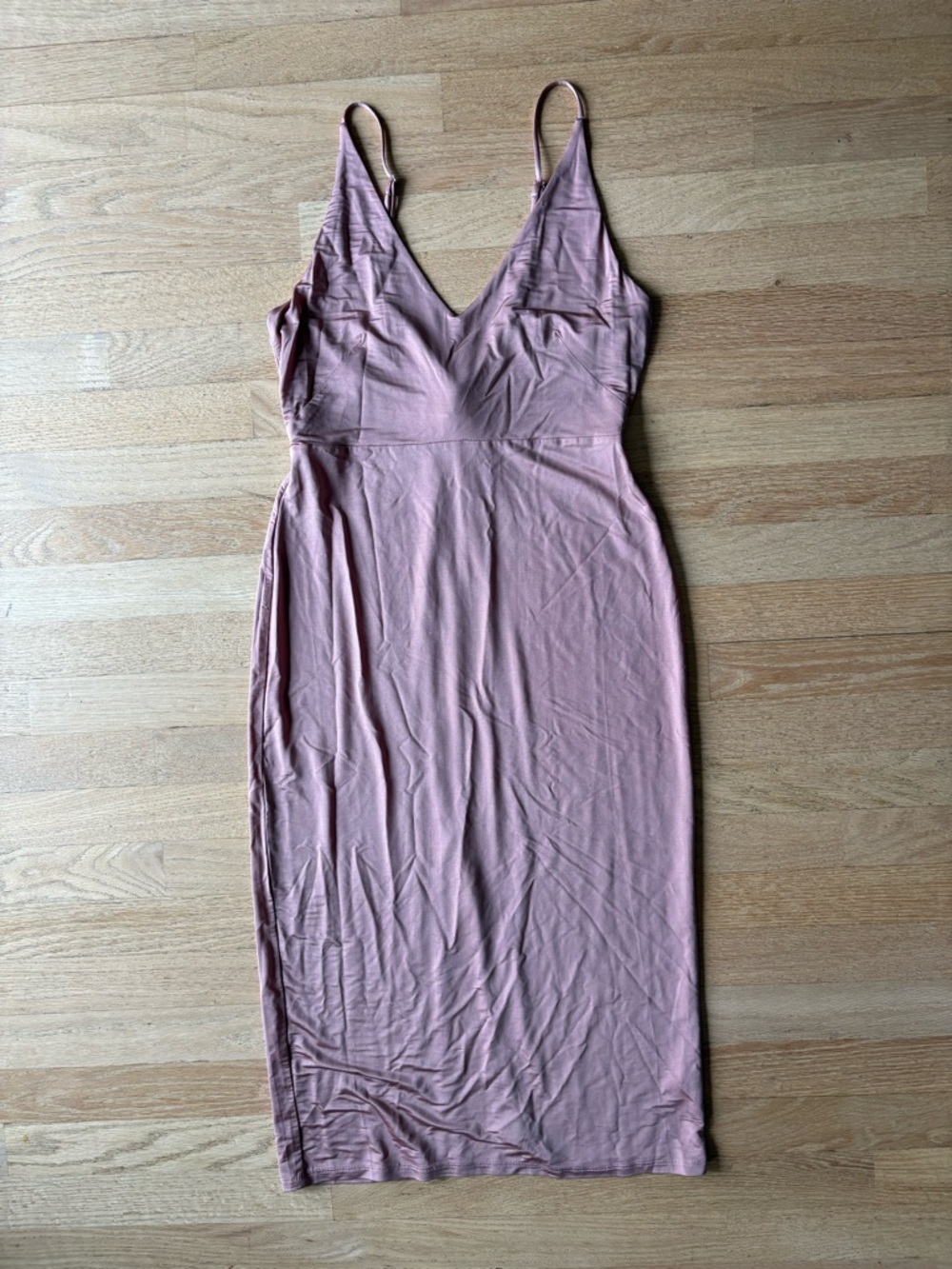Free People Dusty Rose Midi Slip Dress